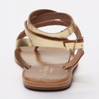 Sandales Plates Chandhini Dark Gold
