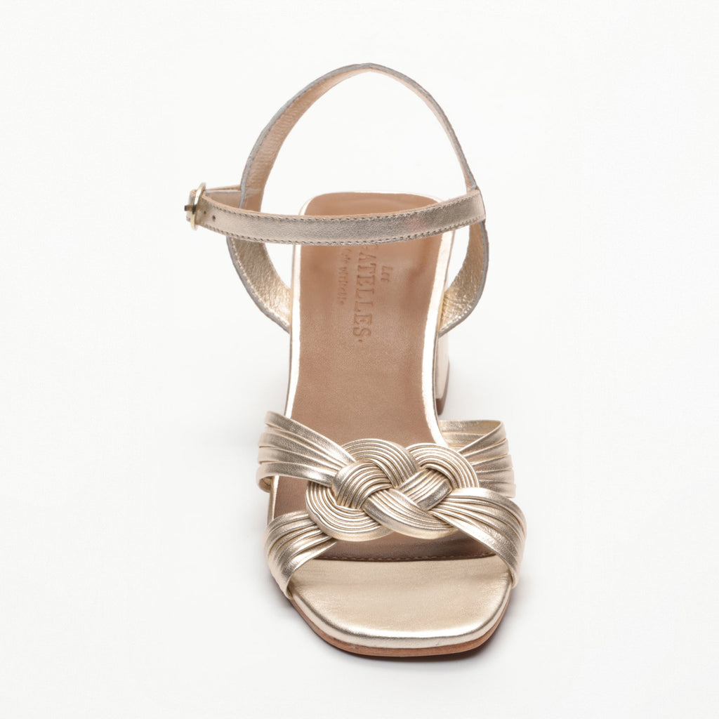 Sandales A Talons Gigi - Doré