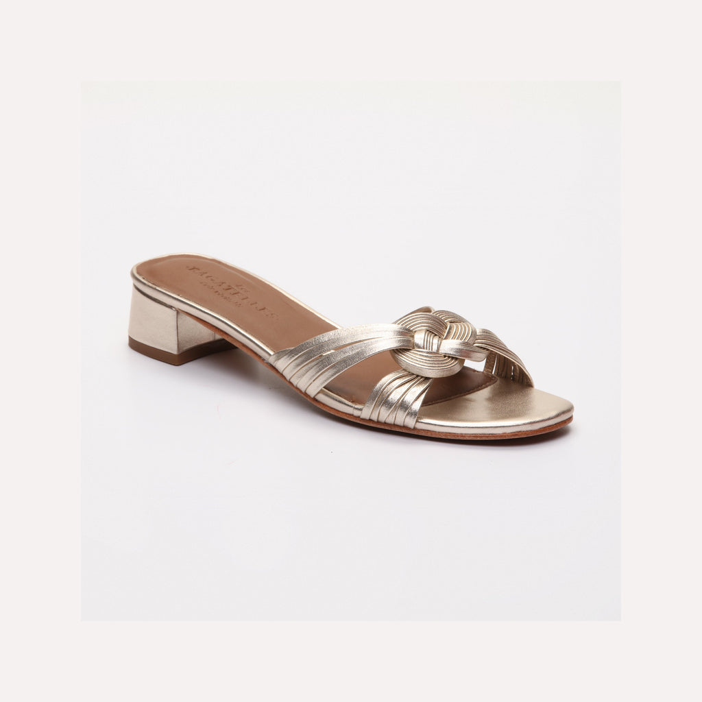 Sandales Plates Gifi Gold