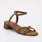 Sandales Plates Hachi Olive