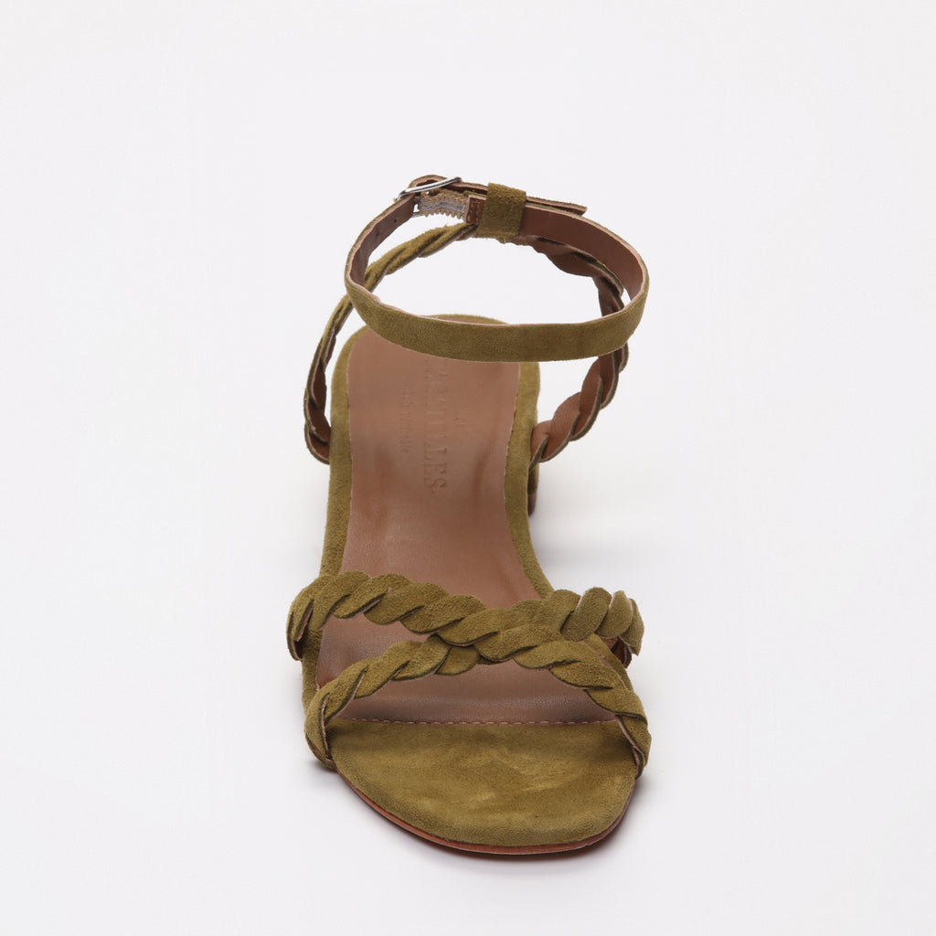 Sandales Plates Hachi Olive