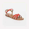 Sandales Plates Dia Orange