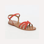 Sandales Plates Dia Orange