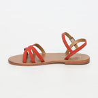 Sandales Plates Dia Orange
