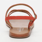 Sandales Plates Dia Orange