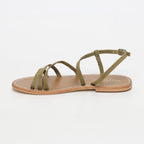 Sandales Plates Ahi Olive
