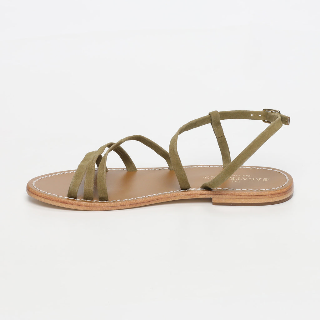 Sandales Plates Ahi Olive