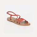 Sandales Plates Ahi Orange
