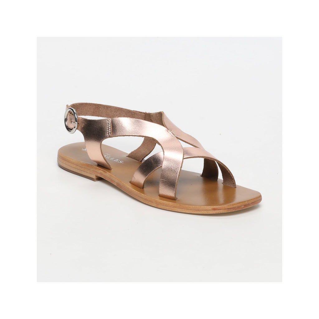Sandales Plates Akhila Rosegold