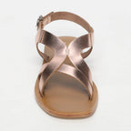 Sandales Plates Akhila Rosegold