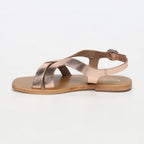 Sandales Plates Akhila Rosegold