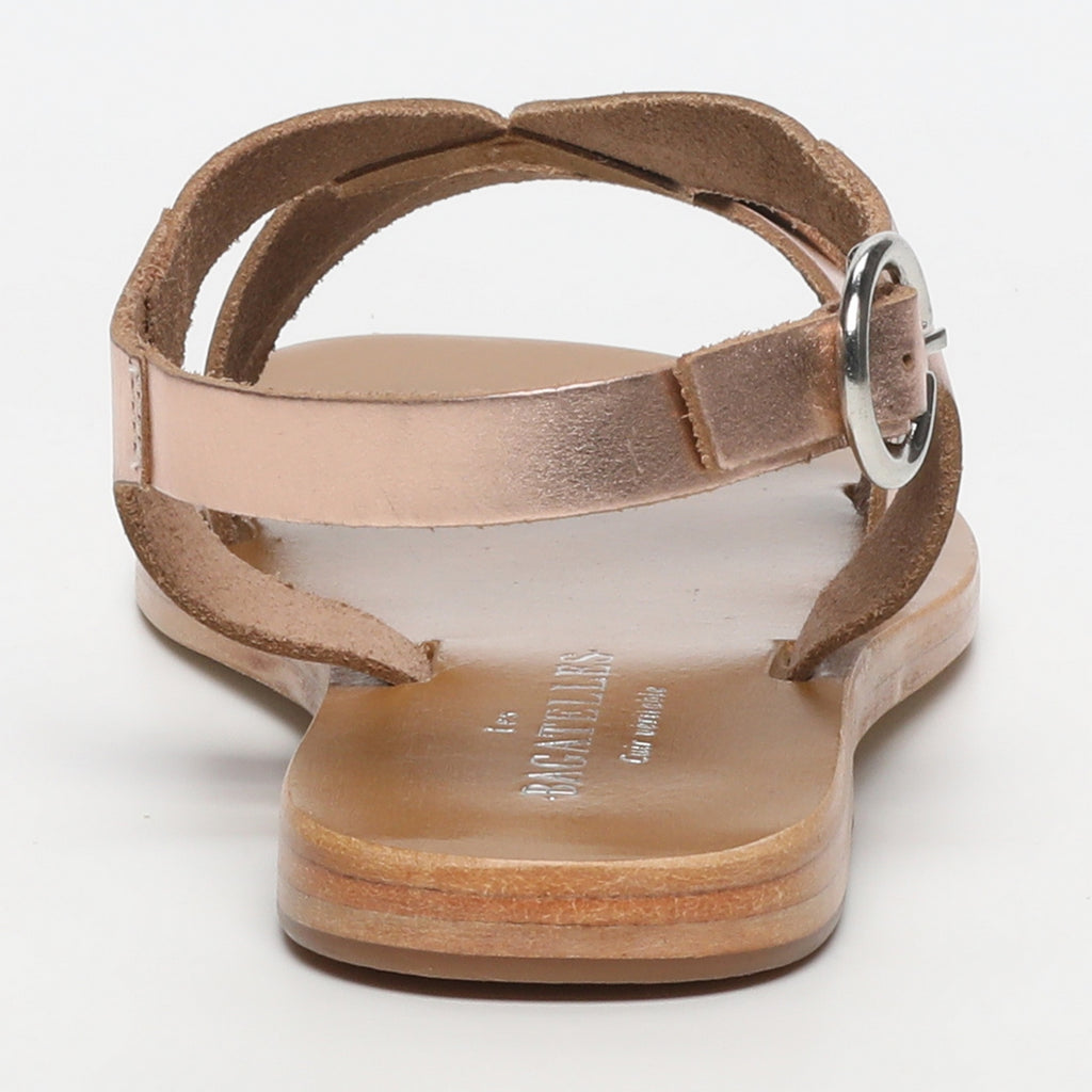 Sandales Plates Akhila Rosegold