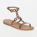 Sandales Plates Chaithvika Camel