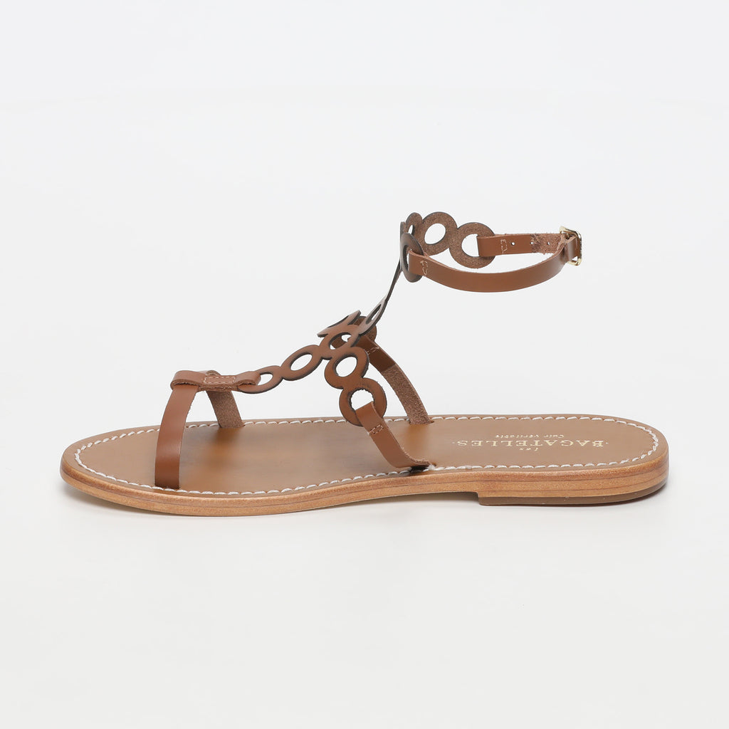 Sandales Plates Chaithvika Camel