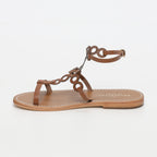 Sandales Plates Chaithvika Camel