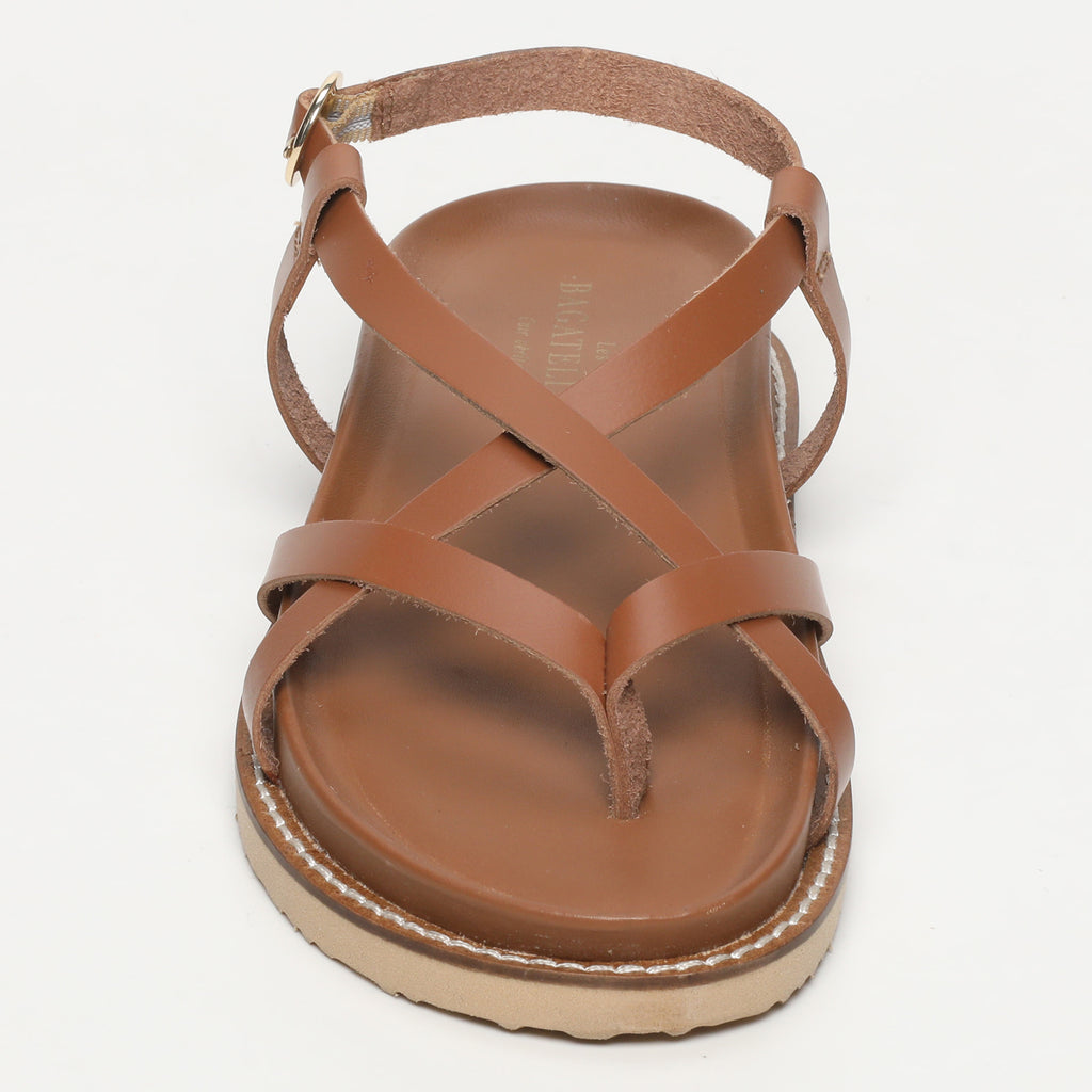 Sandales Plates Origone Camel