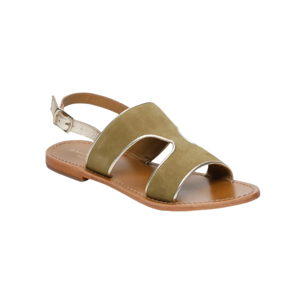 Sandales Vernon - Olive Et Gold