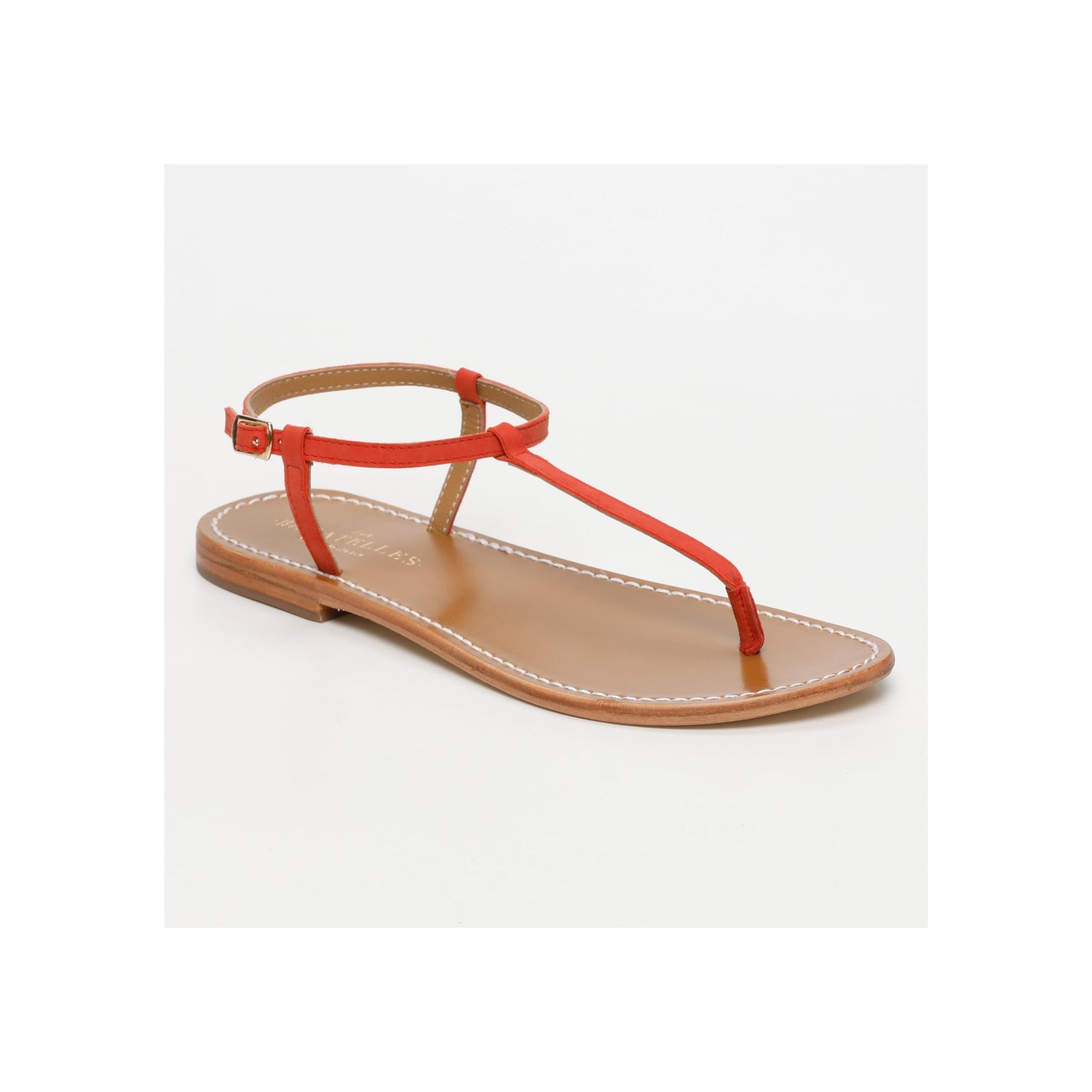 Sandales Alberti - Corail