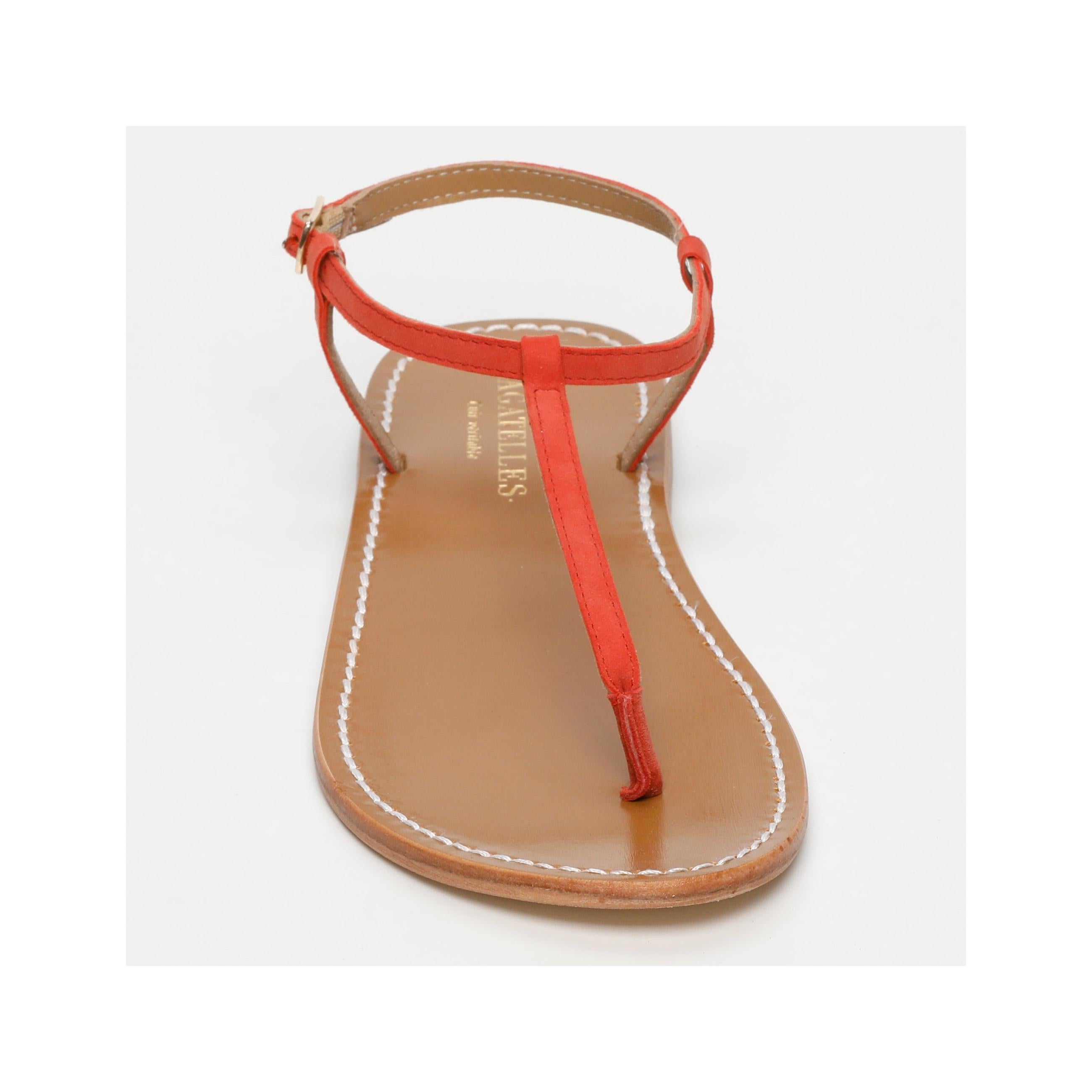 Sandales Alberti - Corail