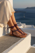 Sandales Smith - Amethyst et Silver