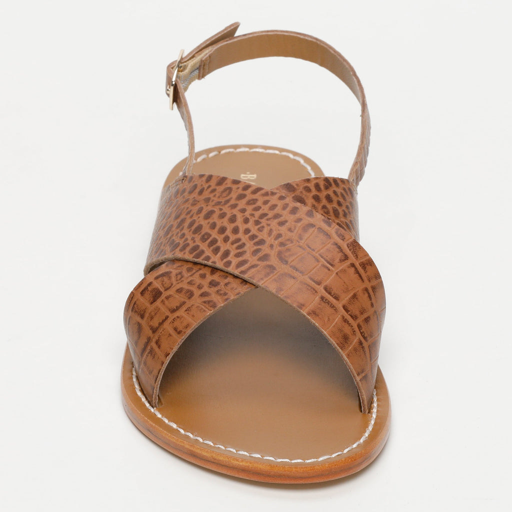 Sandales Sibella Tan Croco