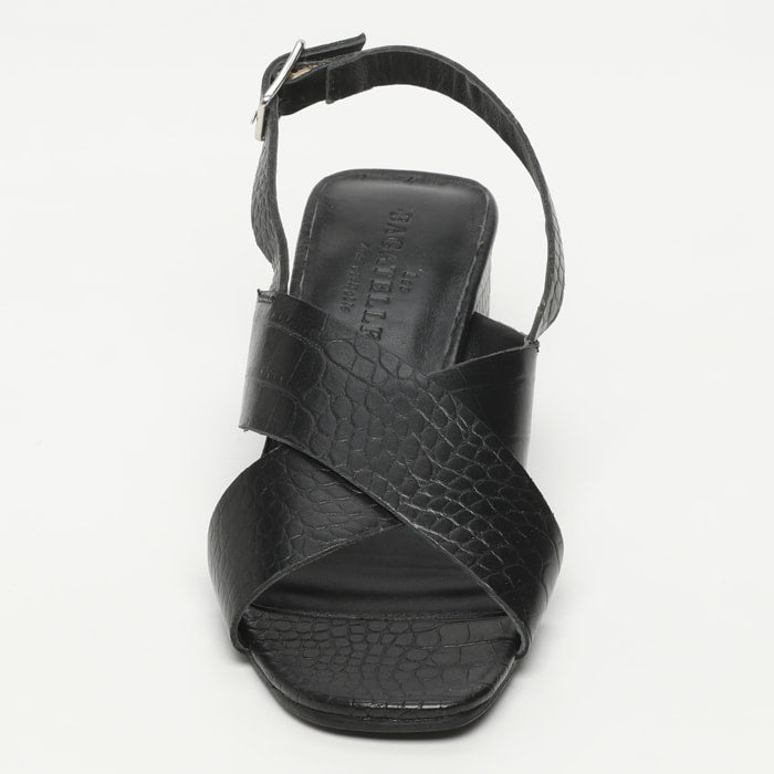 Sandales Linum - Noir