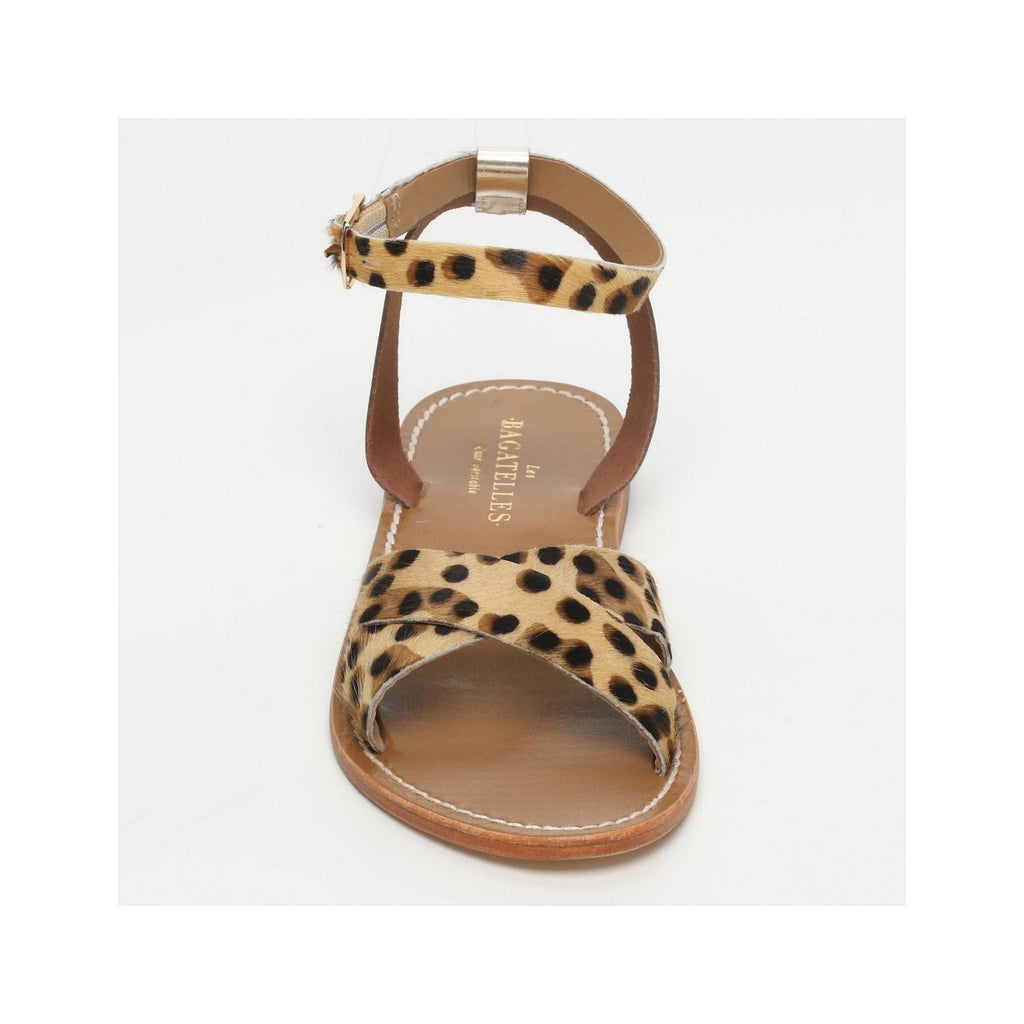 Sandales Brione - Gold & Leopard