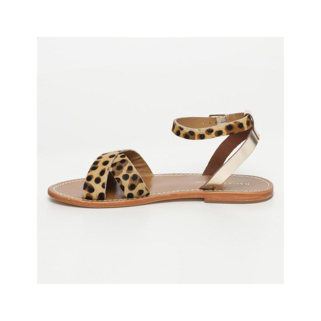 Sandales Brione - Gold & Leopard