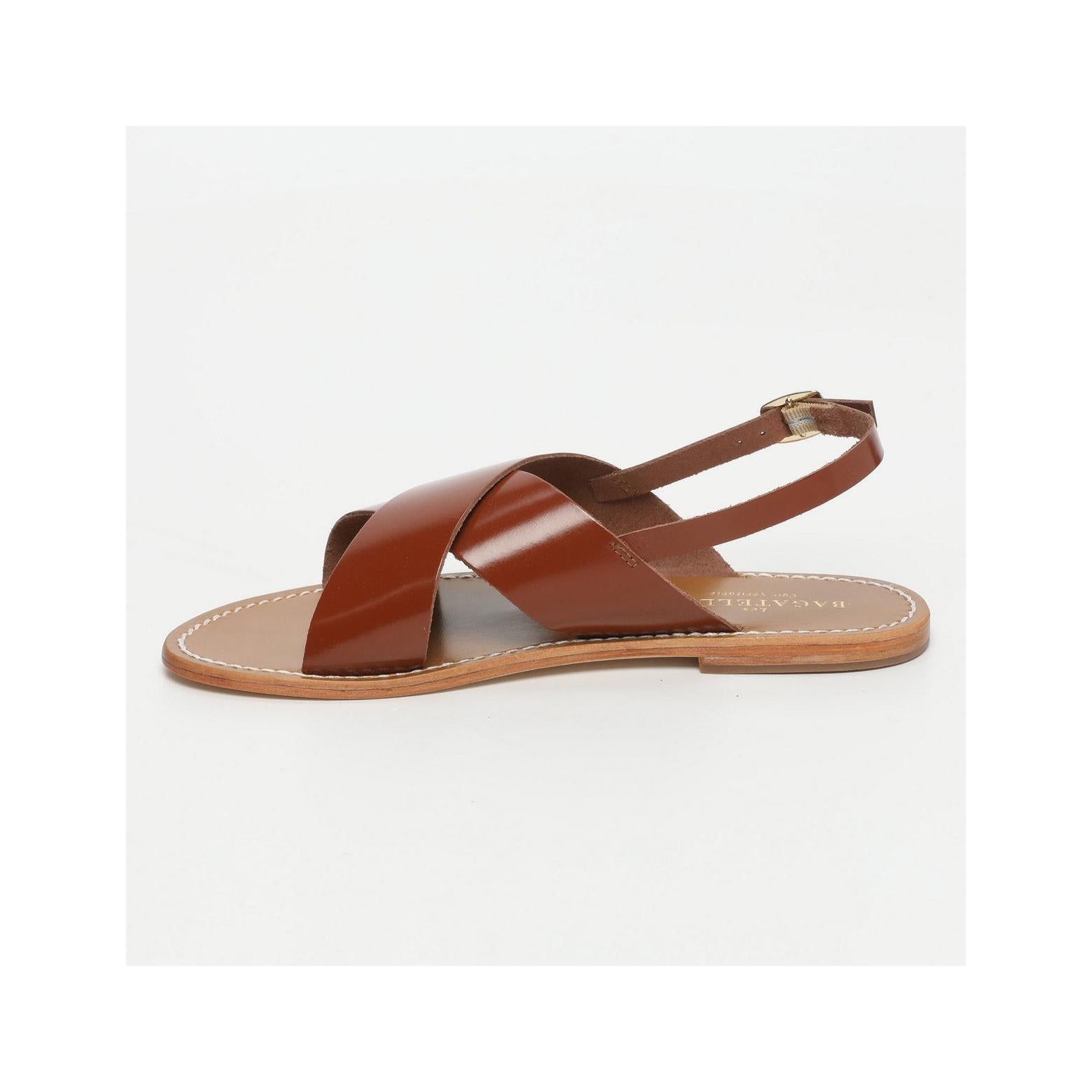 Sandales Sibella - Camel Patent