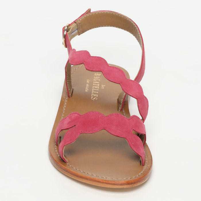 Sandales Estomba - Raspberry