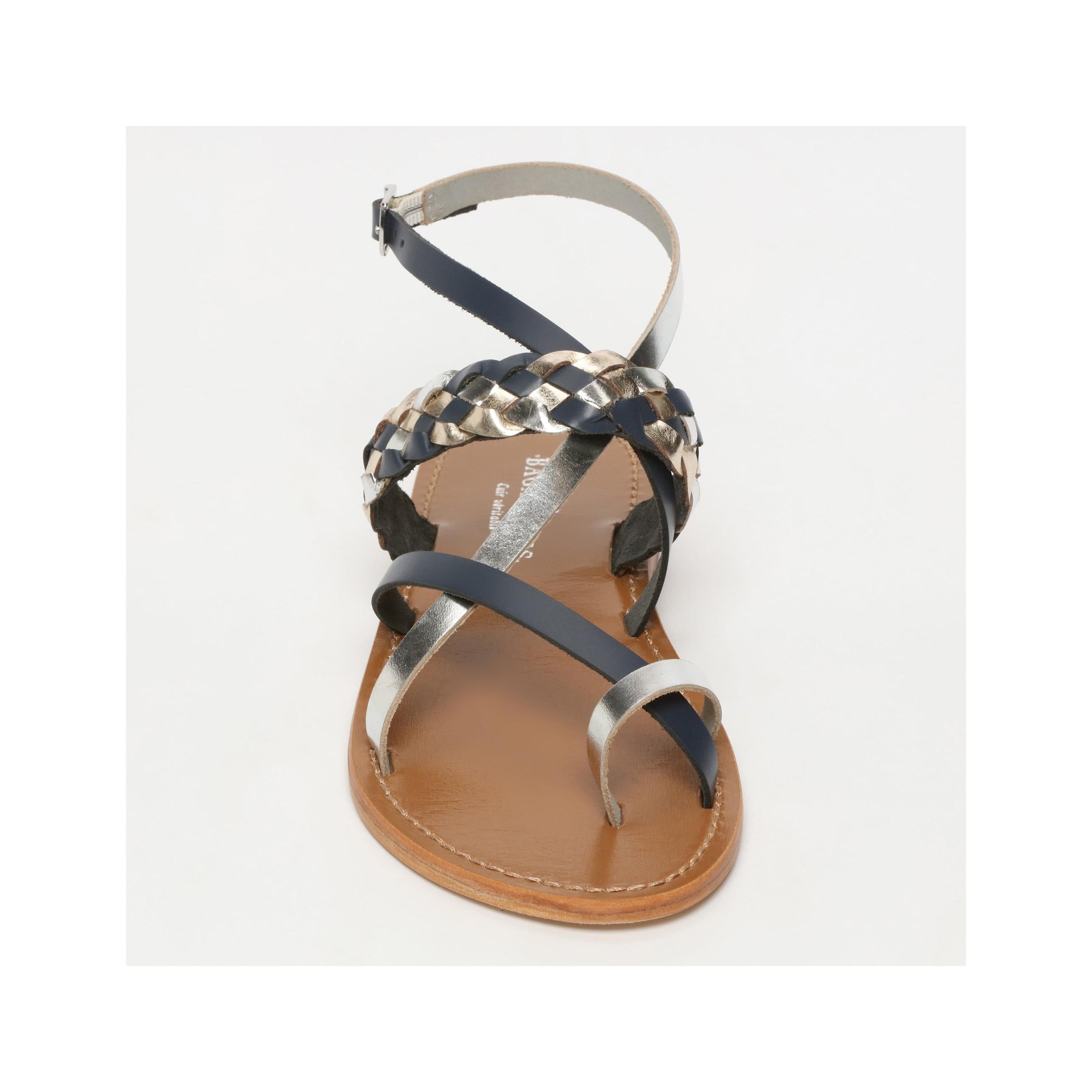 Sandales Cardamomo - Silver Et Navy Et Gold