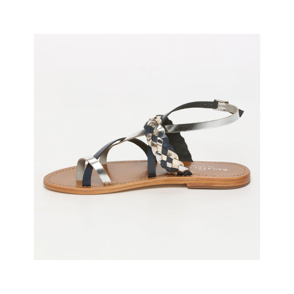 Sandales Cardamomo - Silver Et Navy Et Gold