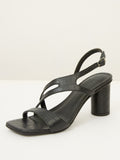 Sandales Vyntra - Croco Noir