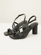 Sandales Vyntra - Croco Noir