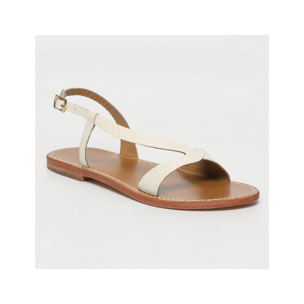 Sandales Amadrya - Croco Blanc