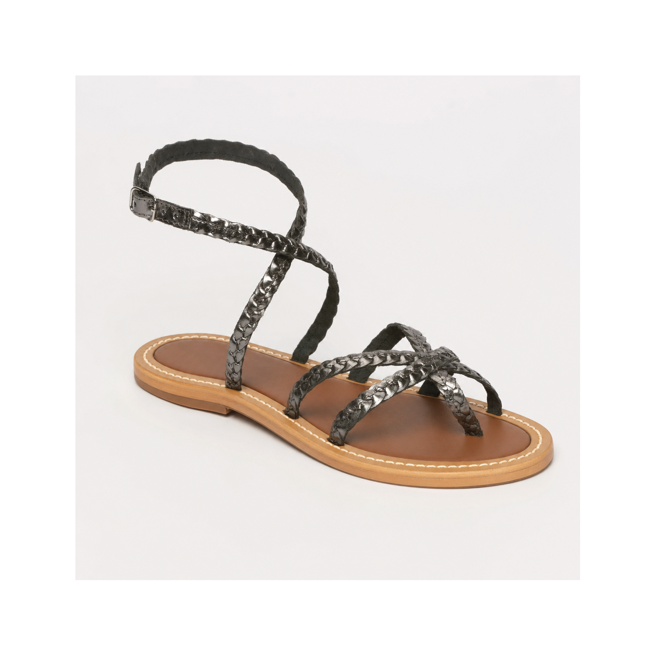 Sandales Belinda - Étain