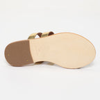 Sandales Fiona - Dark Gold & Black