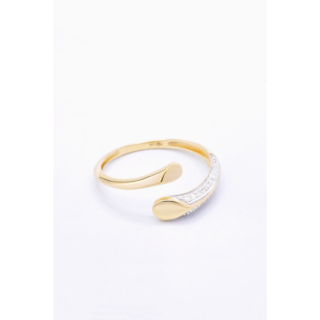Bague "Aenor" D0,10/28 - Or Jaune