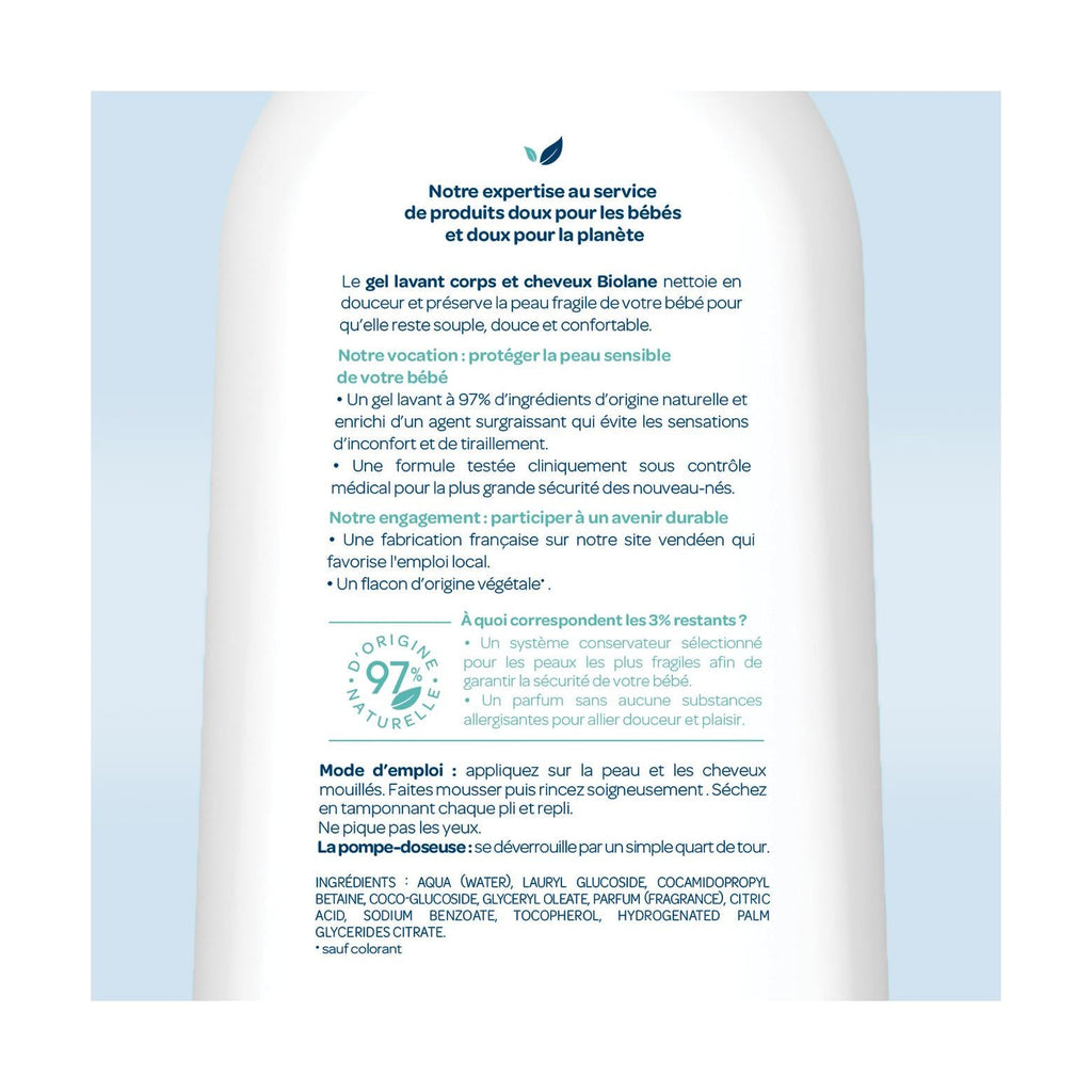 Gel Lavant Corps & Cheveux 2 En 1