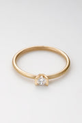 Bague "Morgan" - Or Jaune 375/1000 Et Zirconium