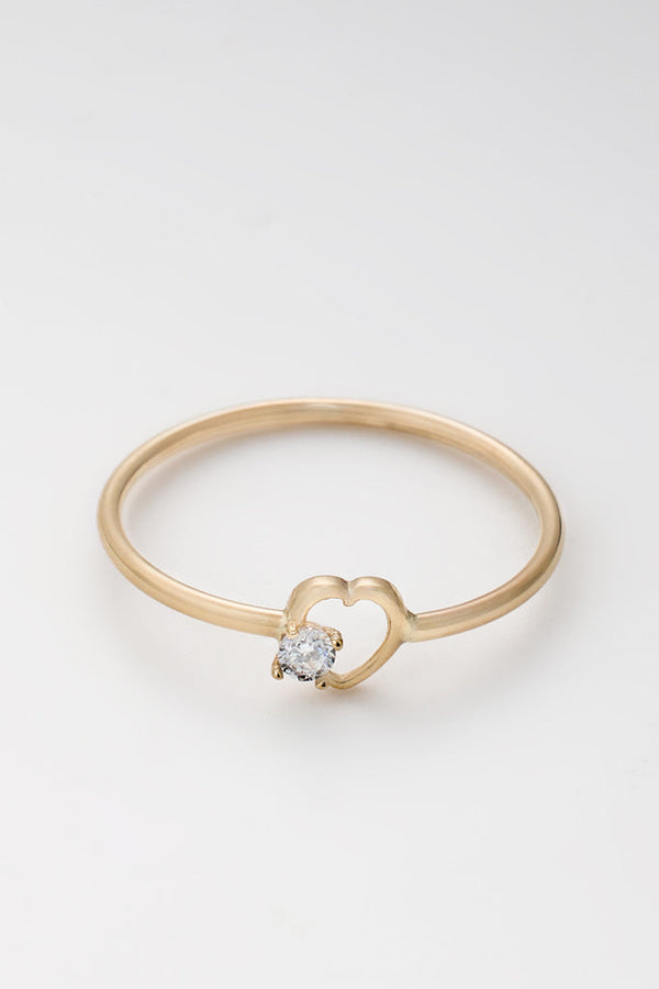 Bague "Ani" - Or Jaune 375/1000 Et Zirconium
