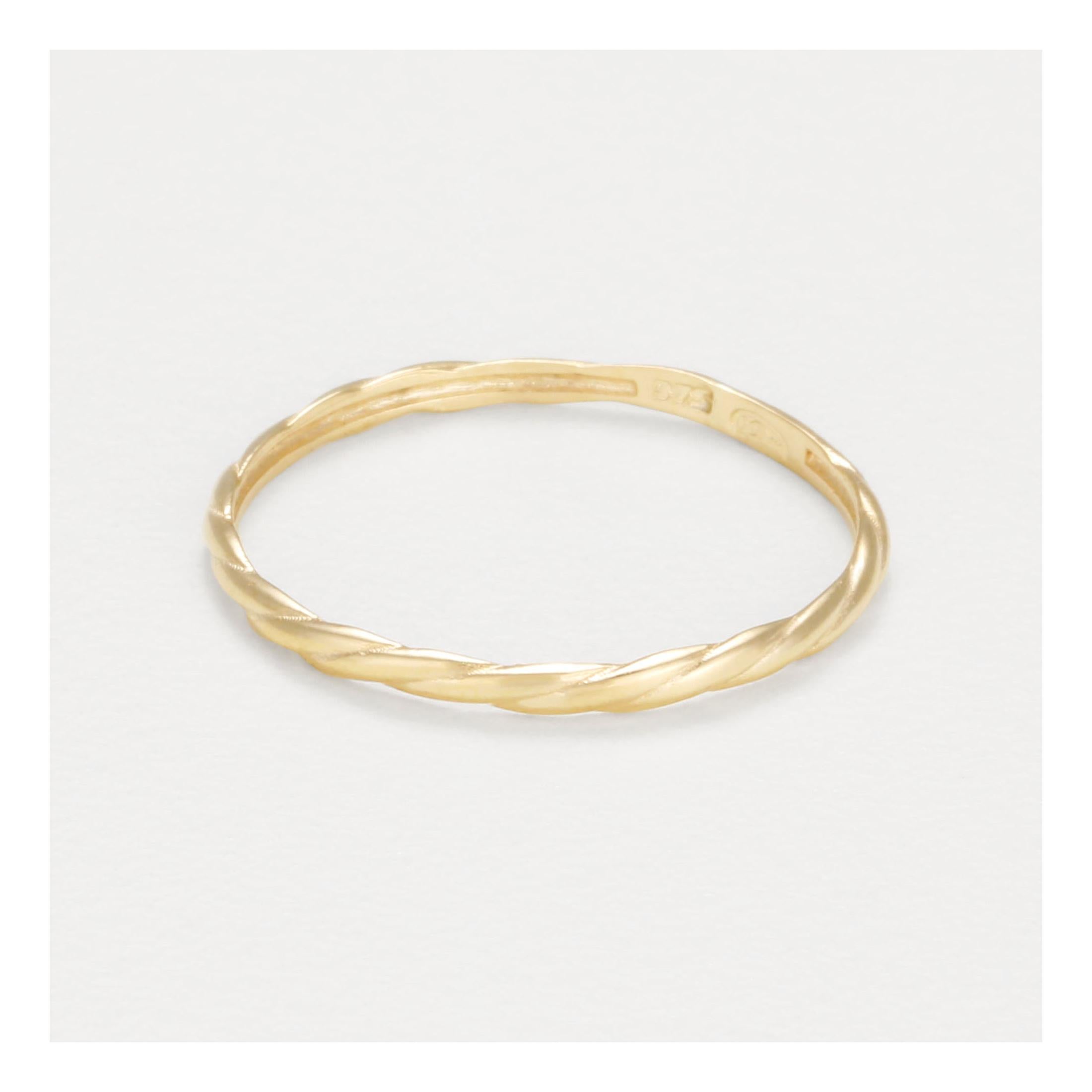 Bague " Adolie" Or Jaune 375 / 1000
