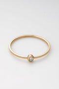 Bague "Eddey" - Or Jaune 375/1000 Et Zirconium