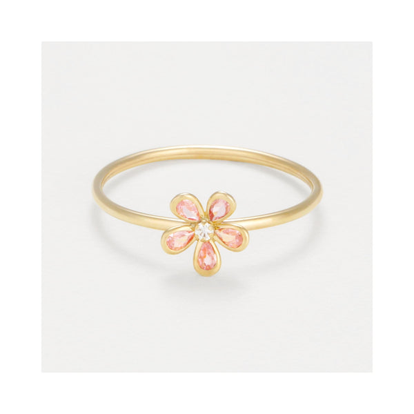 Bague " Reese" Or Jaune 375 / 1000 Et Zirconium