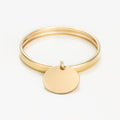 Bague "Médaillon "Or Jaune 375/1000