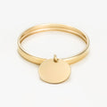 Bague "Médaillon " Or jaune 375/1000