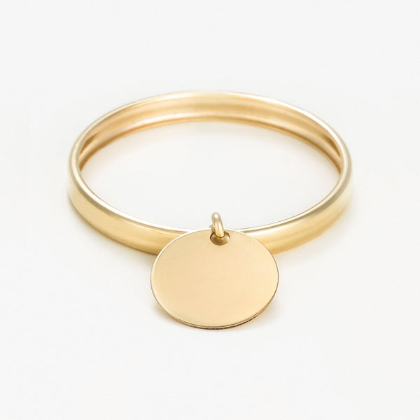 Bague "Médaillon " Or jaune 375/1000