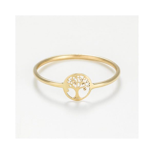 Bague "Petit Arbre De Vie" Or Jaune 375/1000