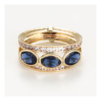 Bague " Elsa" Or Jaune 375/1000 Et Zirconium