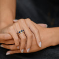 Bague " Elsa" Or Jaune 375/1000 Et Zirconium